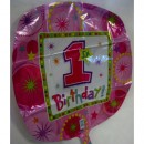 Balloon - Birthday - 1st - Girl